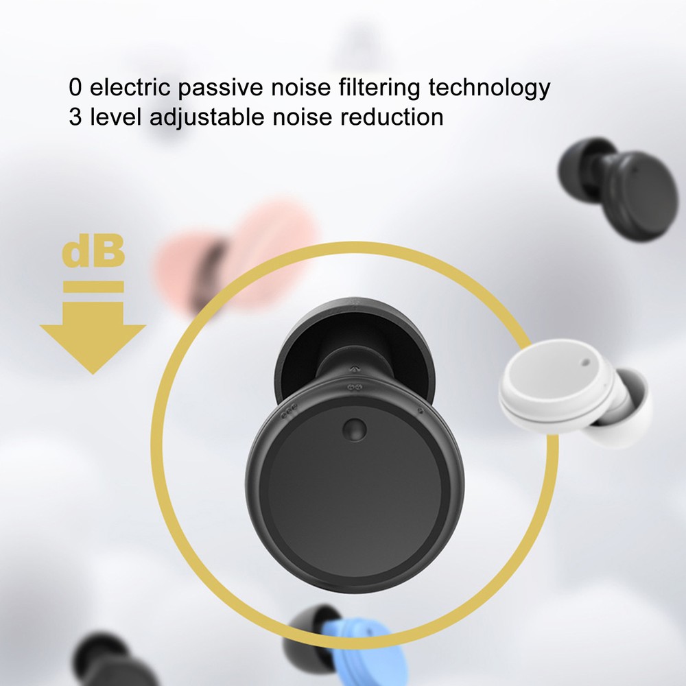 Noise Reducing Earplugs 3 Volume Modes Adjustable Reusable Hearing Protectio
