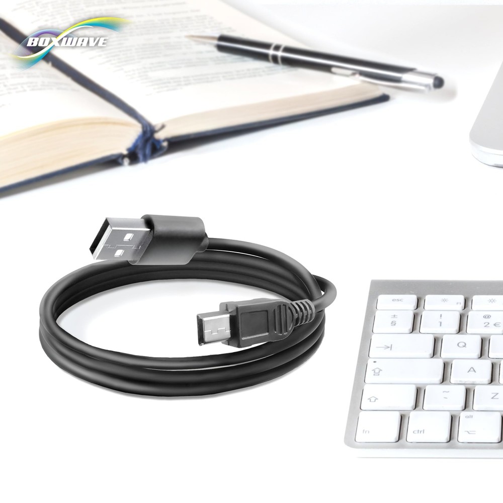 BoxWave Cable Compatible with Minolta MN5Z - DirectSync Cable, Durable Black