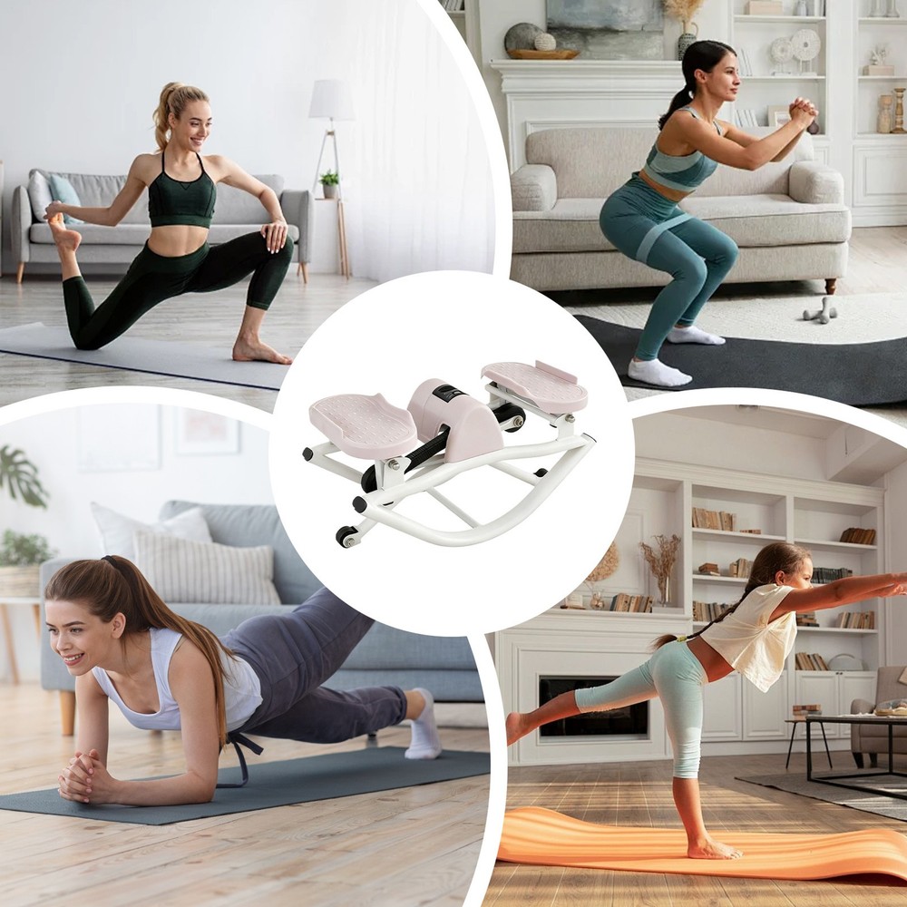 Rock Stepper Side To Side Portable Compact Low Shock Core Exerciser