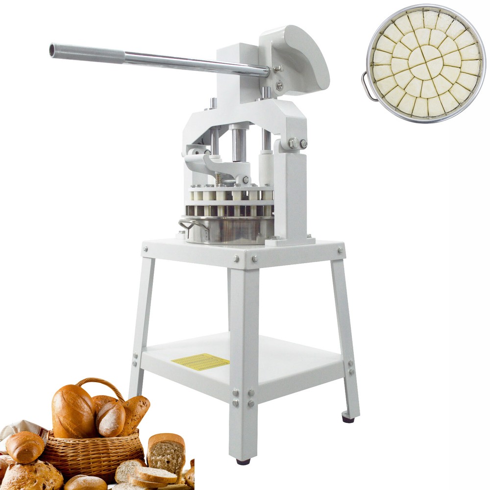 36PCS Commercial Manual Dough Roller Divider Ration Cutter Bakery Bread Maker