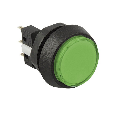 Pushbutton Round Small Illuminated with Microswitch - 75V-0004