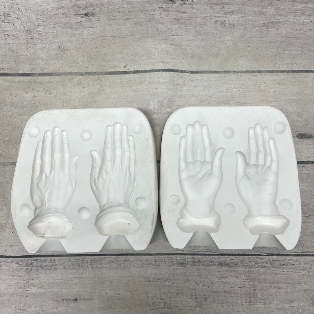 Unbranded Ceramic Casting Mold Praying Hands Doc Holliday
