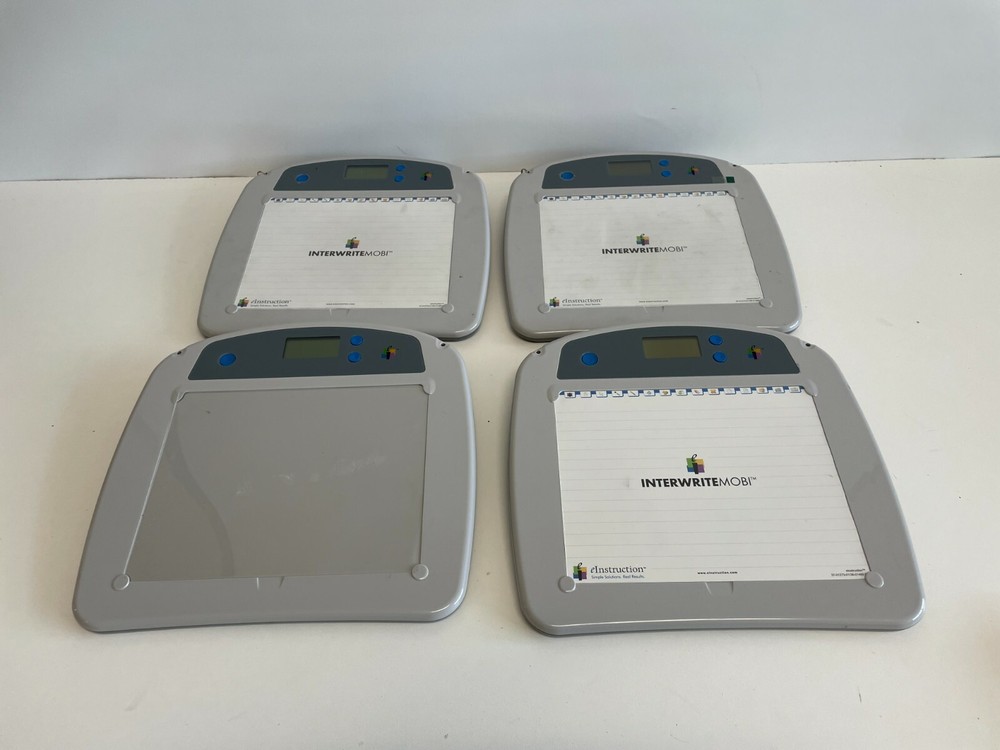 H3: Lot of 4 eInstruction Interwrite Mobi IP500 Tablet