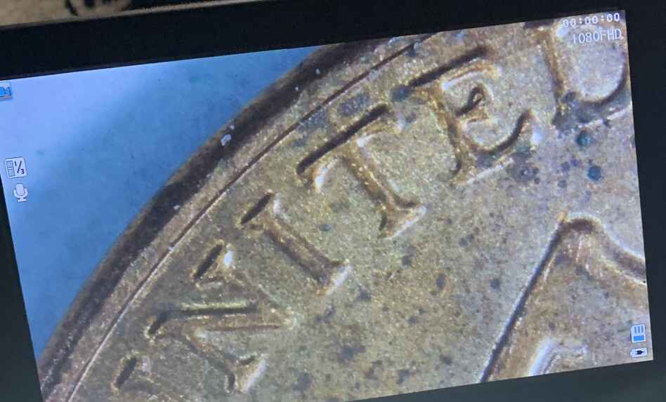 2021D Lincoln Shield Cent with Doubling on the Obverse