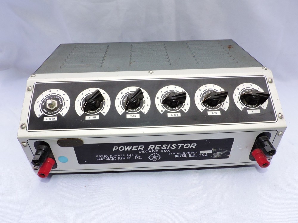 Clarostat Decade Power Resistor Box 240-C
