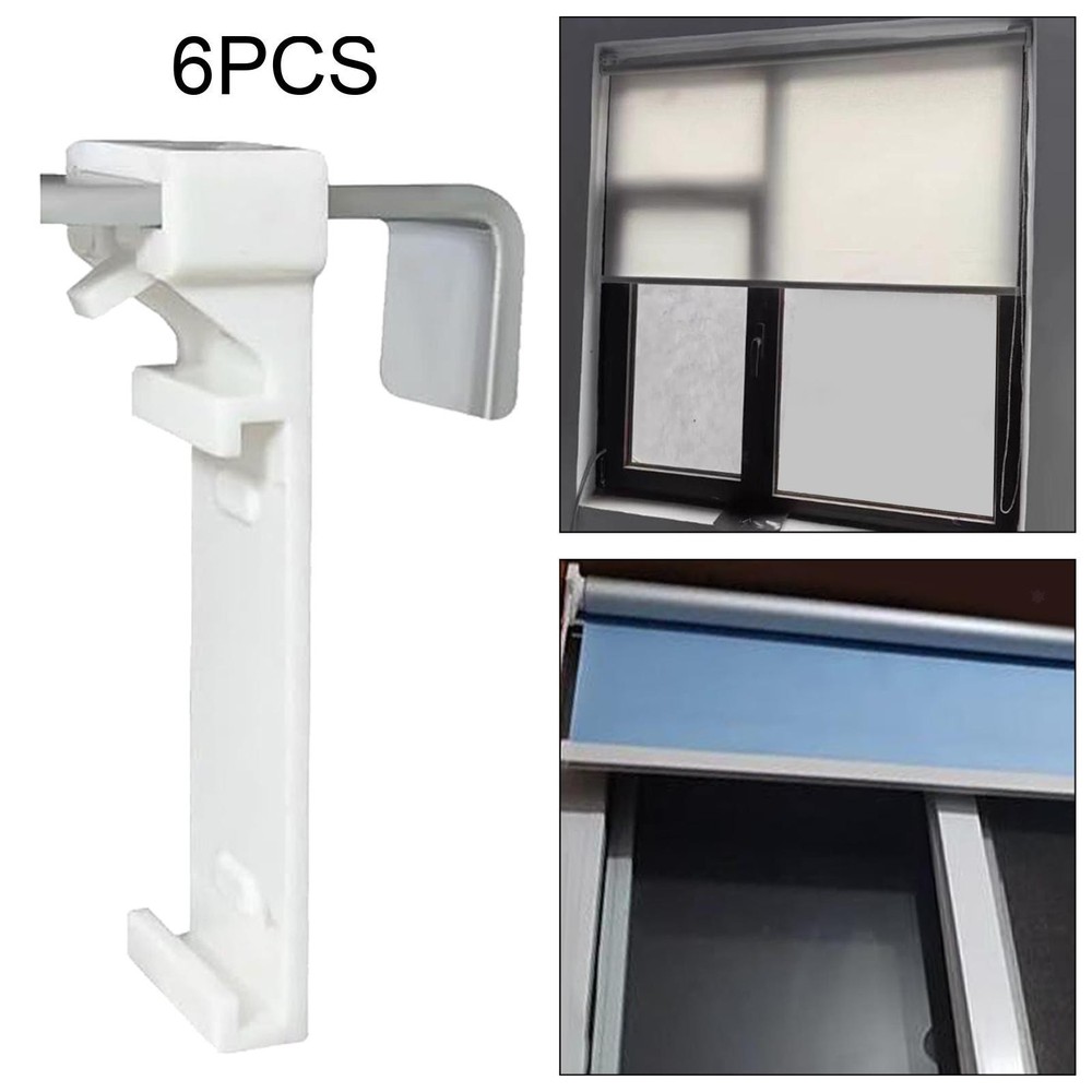 Clamp Holders for Roller Blind 6Pcs Multipurpose Curtain Mounts Roller Shutter