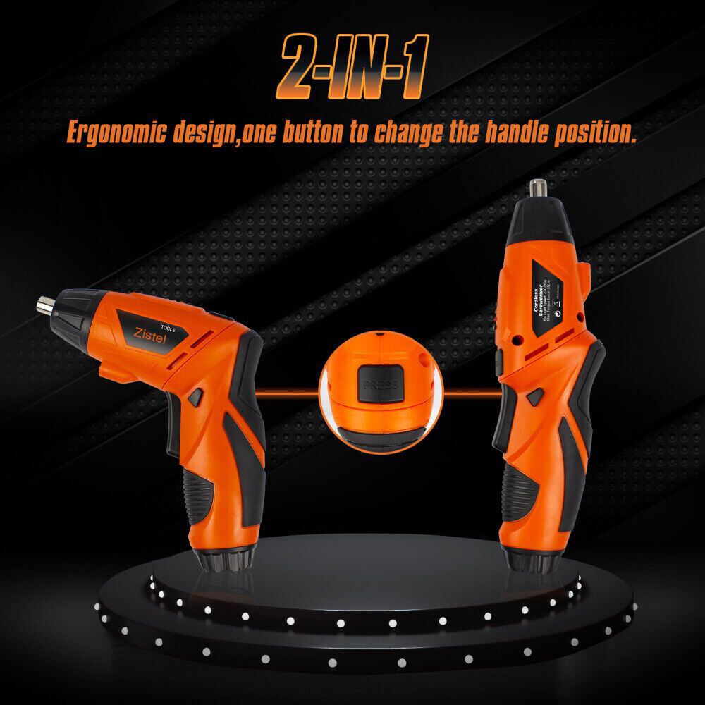 Electric Cordless Rechargeable Screwdriver Mini Power Screw Driver Tool Bits A++