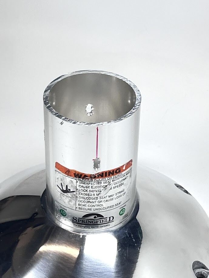 Springfield, Fixed Base Pedestal, 12in Base Diameter