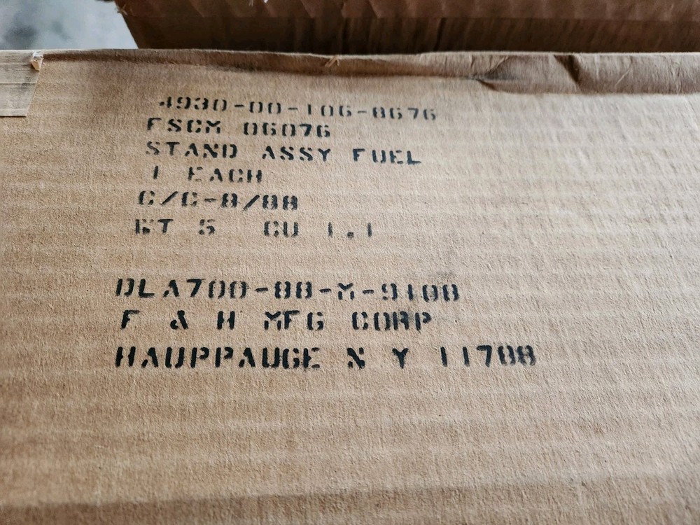 US Military Surplus Jerry Can Cradle Tripod Nos