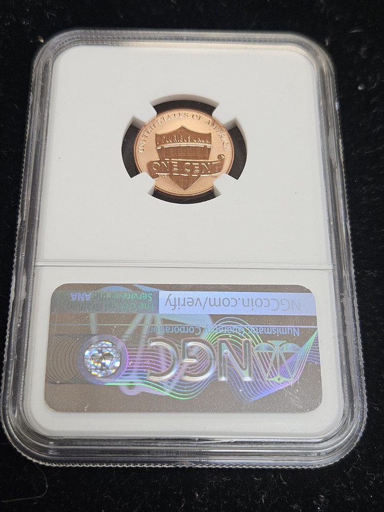 2019-W Lincoln Shield Cent 1st W Reverse Proof Cent NGC PF 70 RD First Day Issue