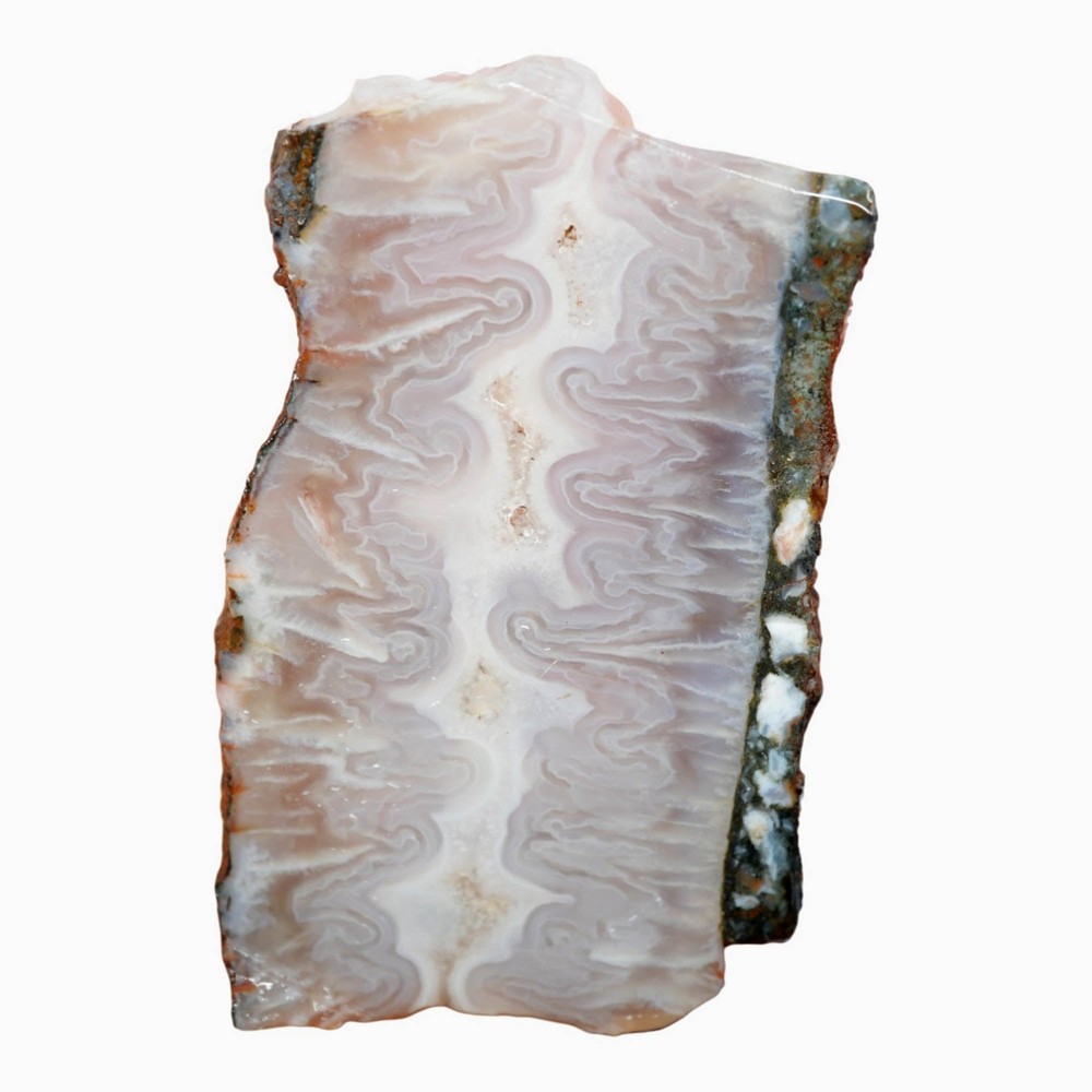 Ghost Seam Agate Slab - Fantastic High Grade Pattern