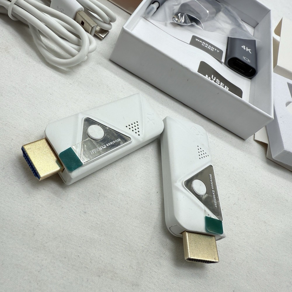 Wireless HDMI Transmitter and Receiver 100ft/30m,4K Decode 1080P Output Wireless