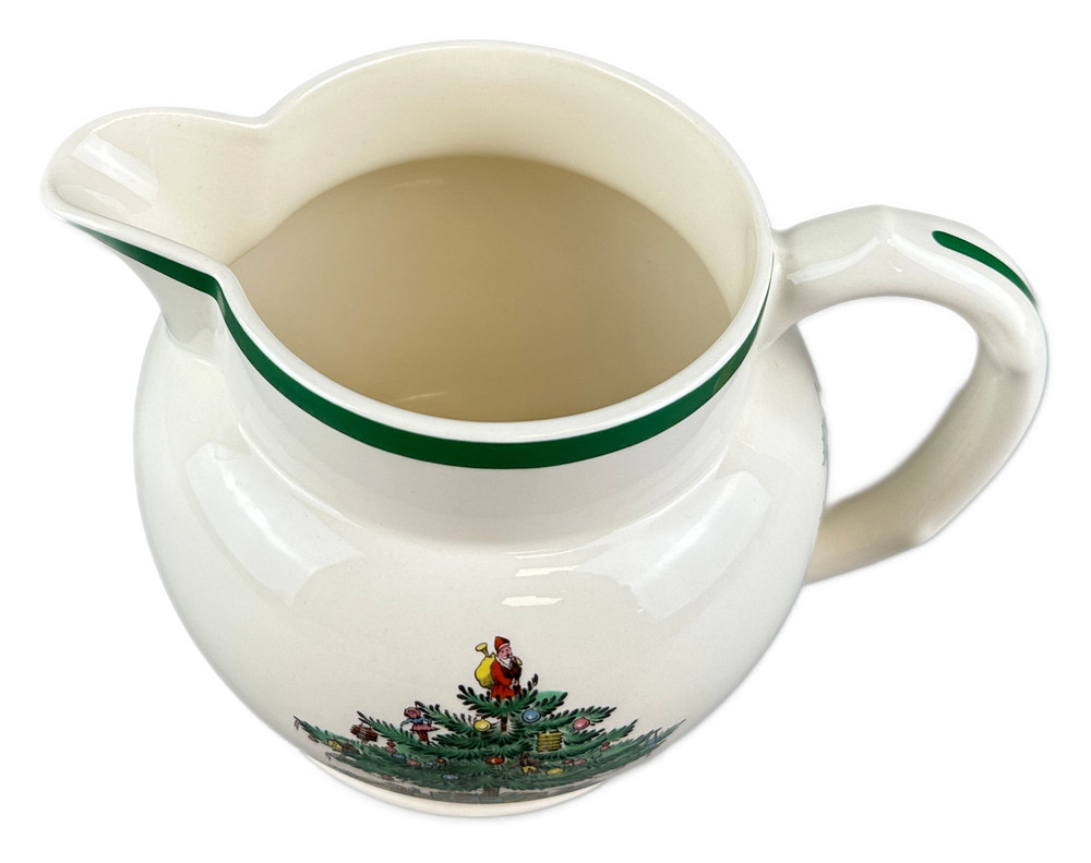 Spode Christmas Tree Jug Pitcher England VTG 24 oz
