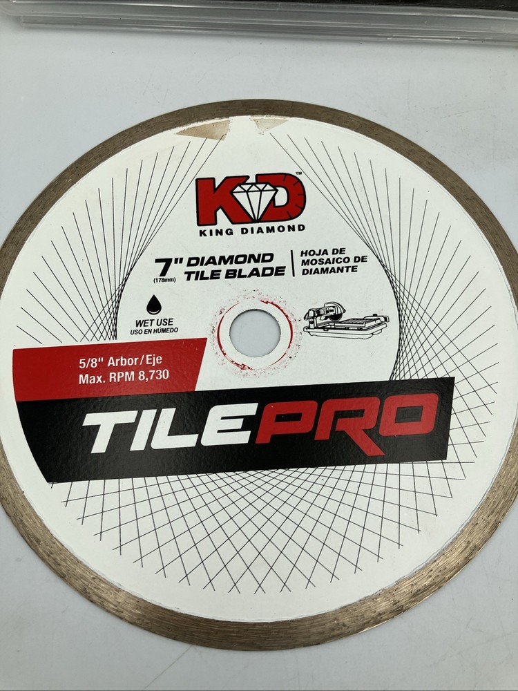 KING DIAMOND 7 in. Diamond Tile Circular Saw Blade