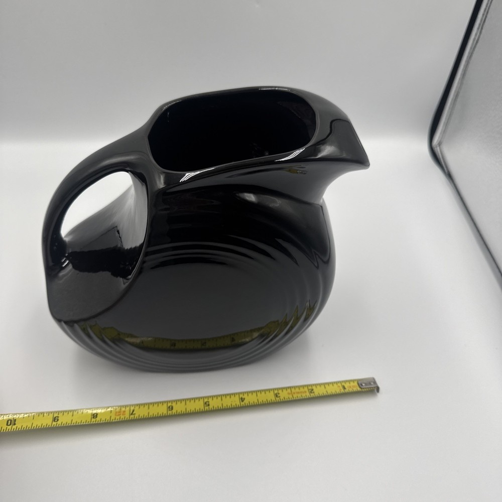 Fiesta ware Large Disk Pitcher Black
