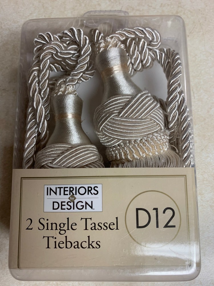 2  Tassel Tiebacks by Interior Designs NEW