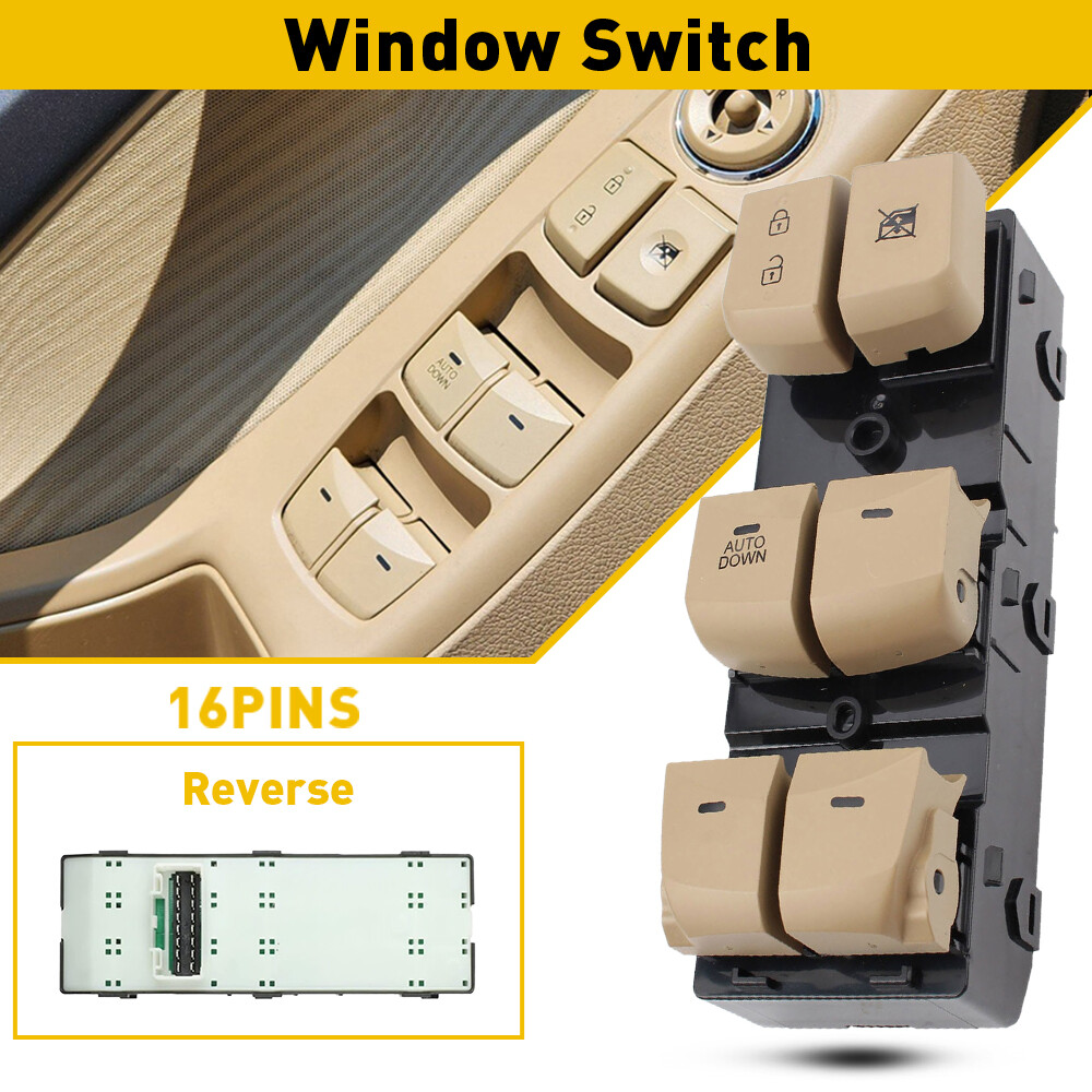 FIT 2012 2011 2013-2015 Hyundai Elantra Driver Side Auto Master Window Switch
