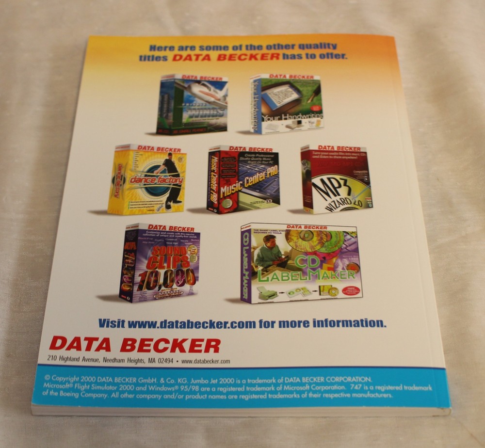 Flight Simulator 2000 Manuals User Guide Pilot's Handbook