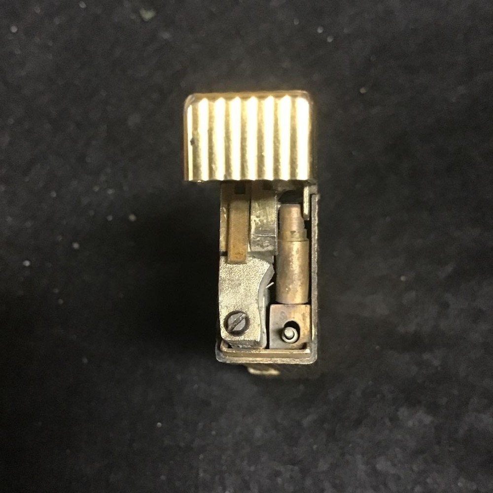 Overhauled Dunhill Rollagas lighter Gold without box