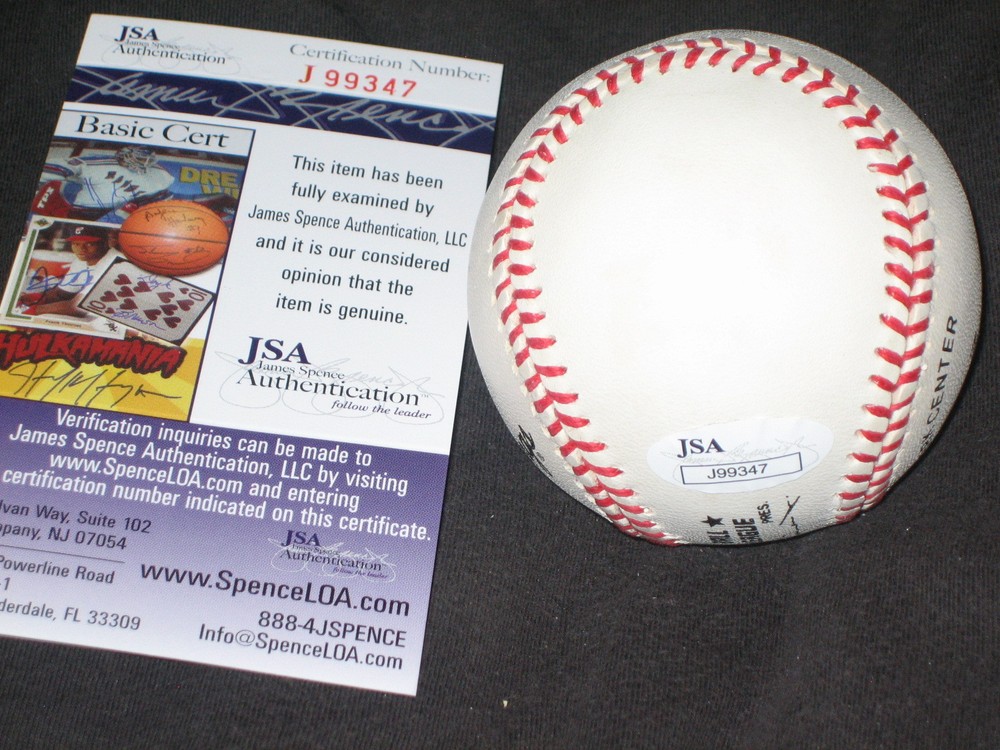 CLYDE KING DODGERS LEGEND SIGNED AUTOGRAPHED RAWLINGS ONL BASEBALL JSA COA