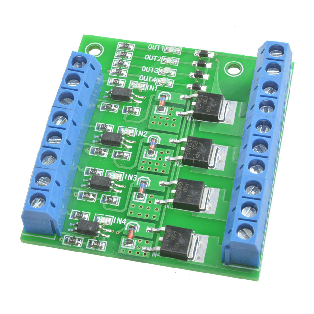 Trigger Switch Module 4-Way FET MOS DC Control for PWM Motor Pump LED