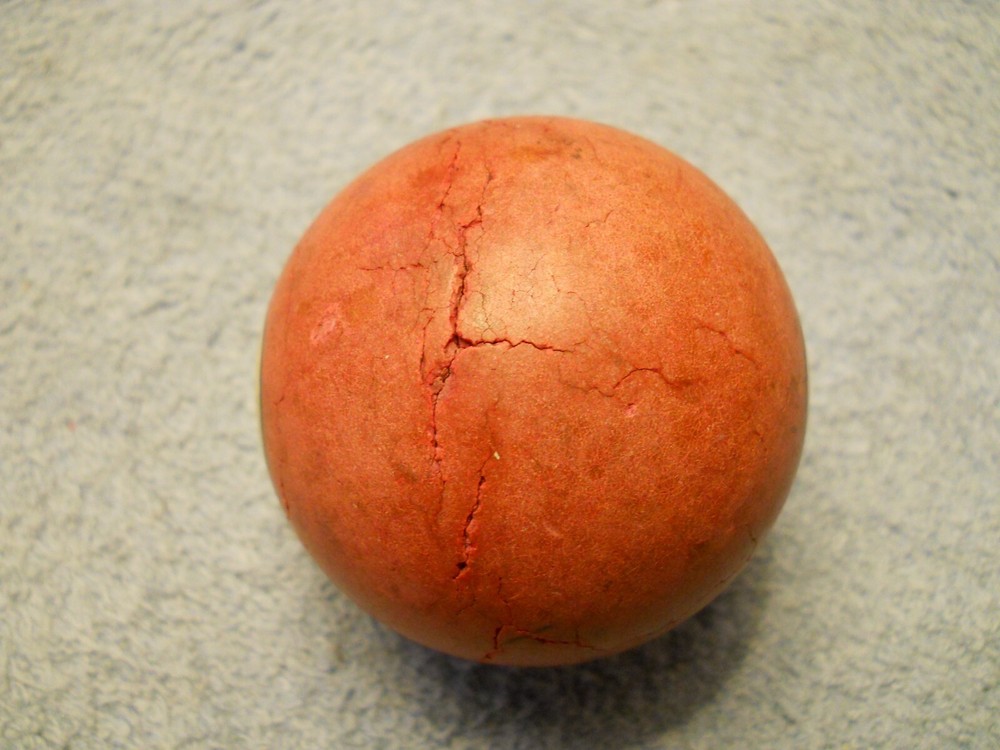 Vintage Clay Billiard Ball- #3