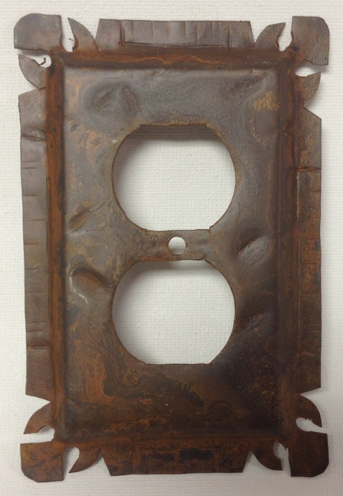 Rustic Switch Plate/Outlet Covers with Cut Corners- Many configurations!
