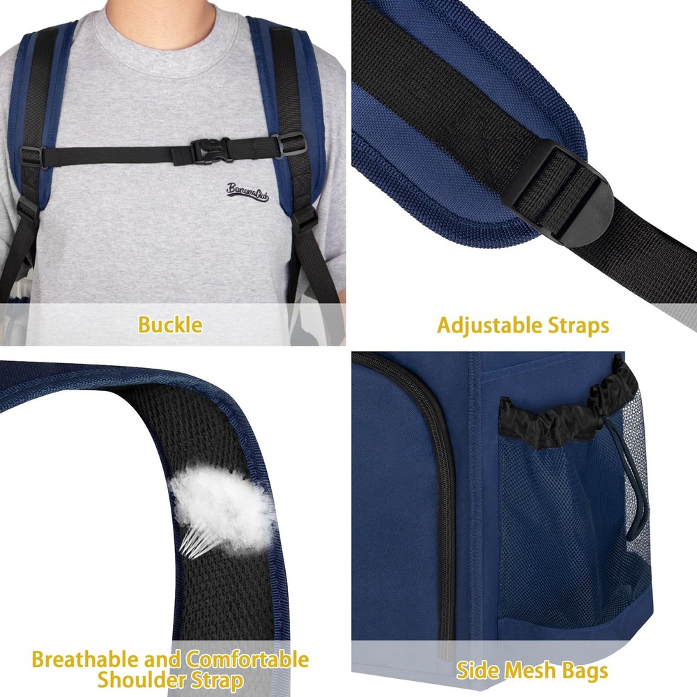 110L Backpack Laundry Bag, Laundry Backpack Heavy Duty with Shoulder Straps, ...