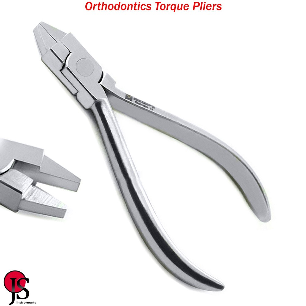 Dental Orthodontic Torque Bending Plier Torquing Square Rectangular Wire 2 PCS