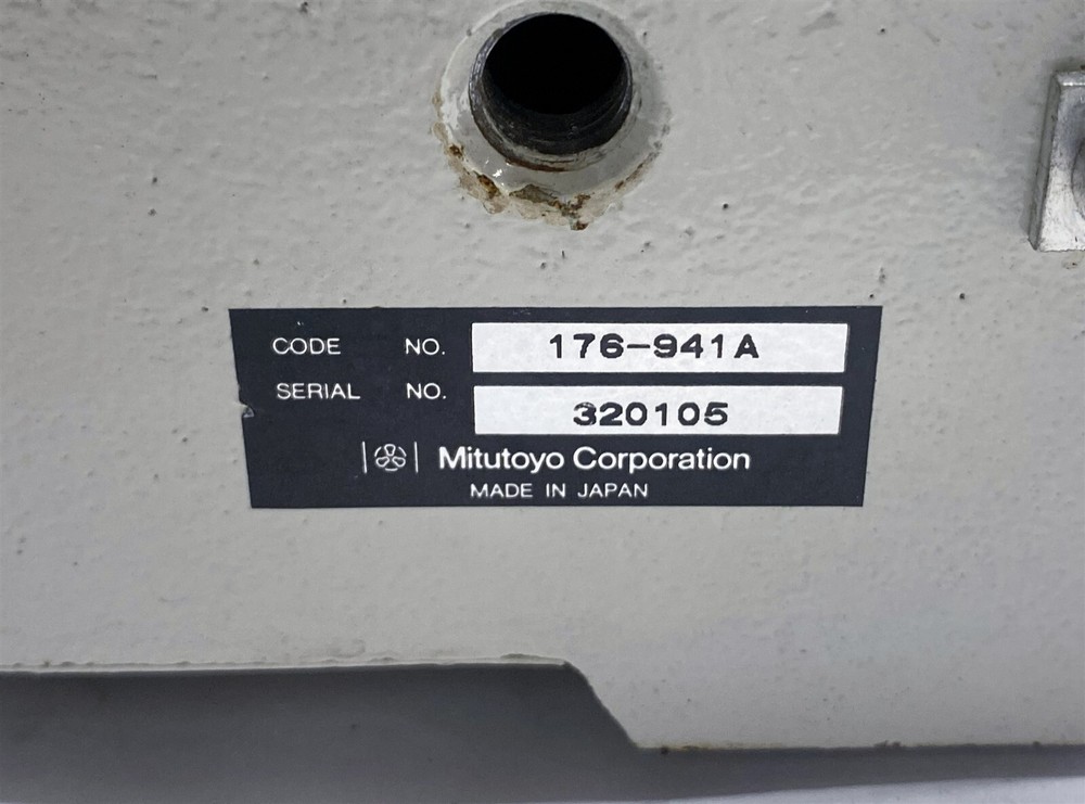 Mitutoyo 176-941A ToolMakers Microscope w/ 375-036 Objective + Stage PARTS