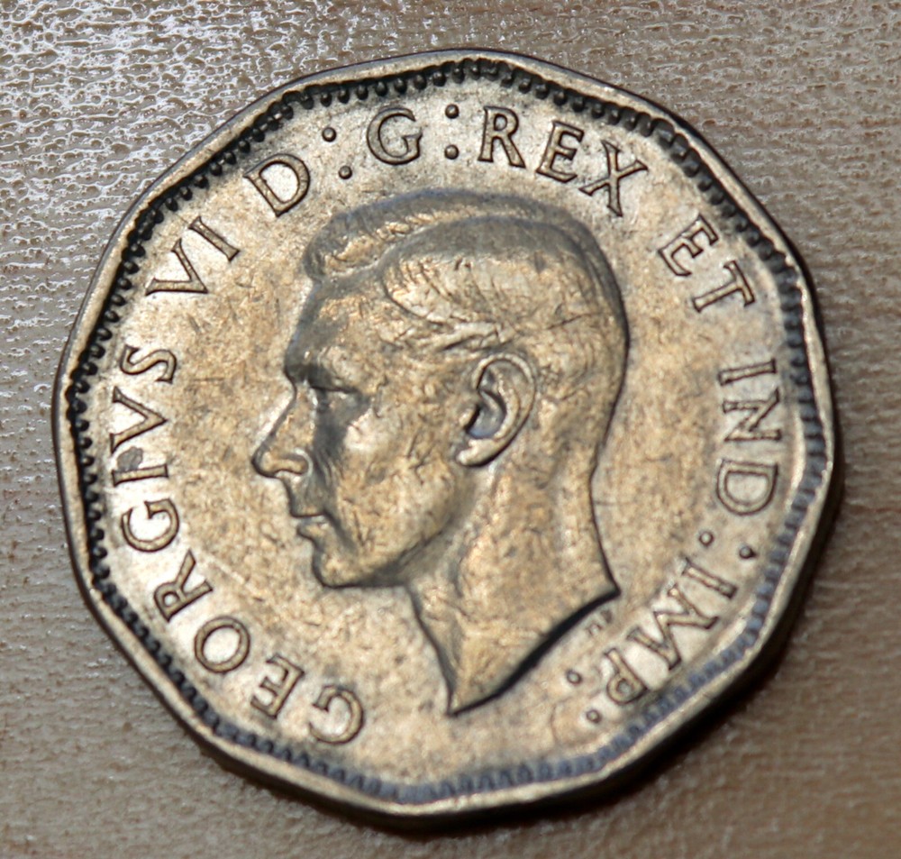 1946 Canada 5 Cents George VI