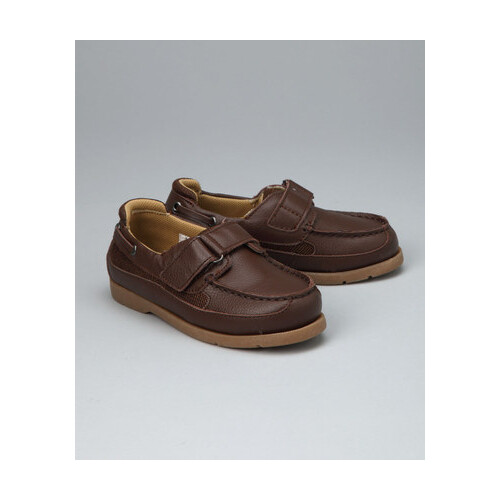 L'Amour Boys Brown Boat Shoe