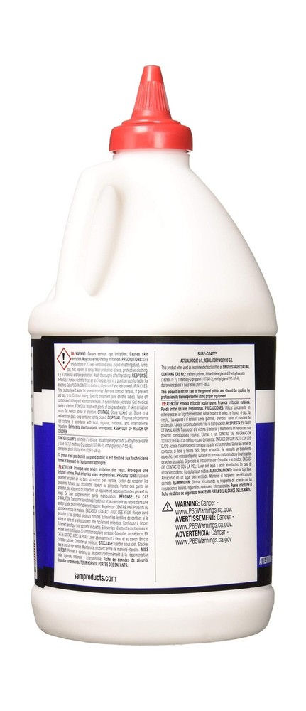 SEM 16545 White Sure-Coat - 0.5 Gallon