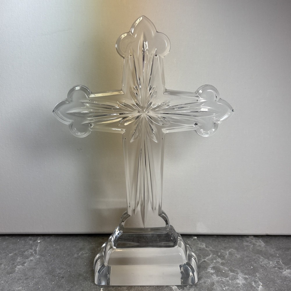 Crystal 10 Inch Star Standing Cross