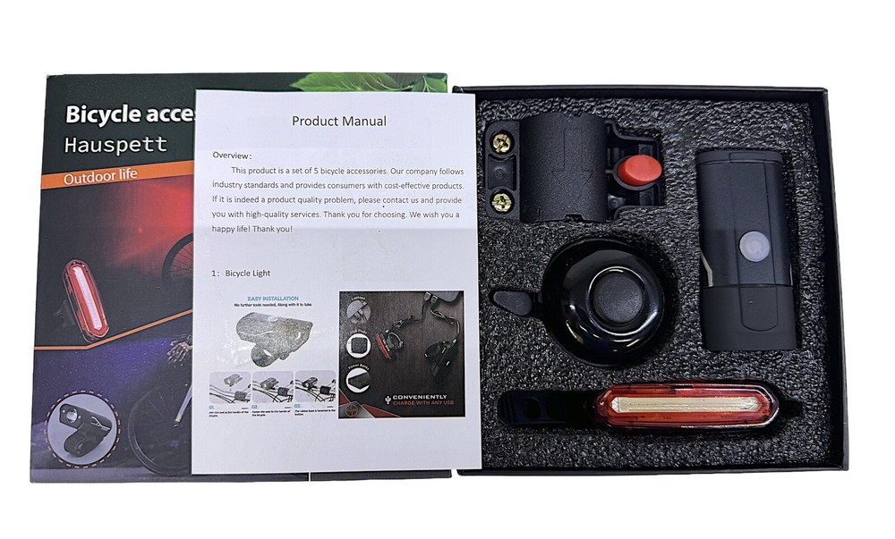 Hauspett Bicycle Accessories Set