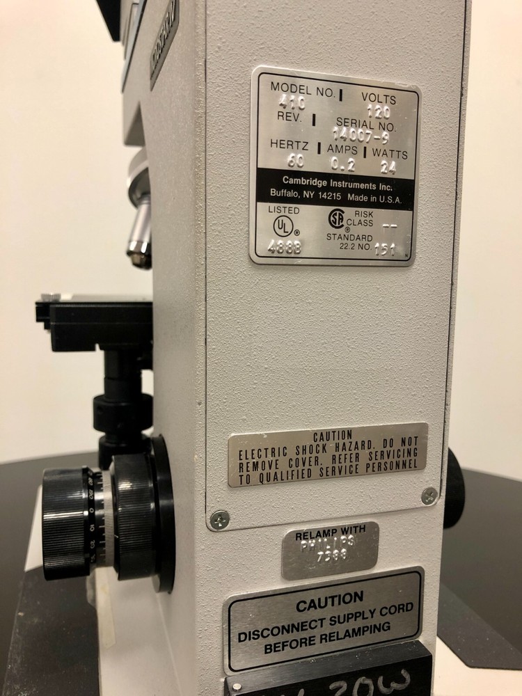 Reichert Microstar IV Series Model 410 Compound Microscope