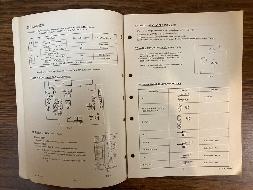 Original JVC Model 9310 Service Manual