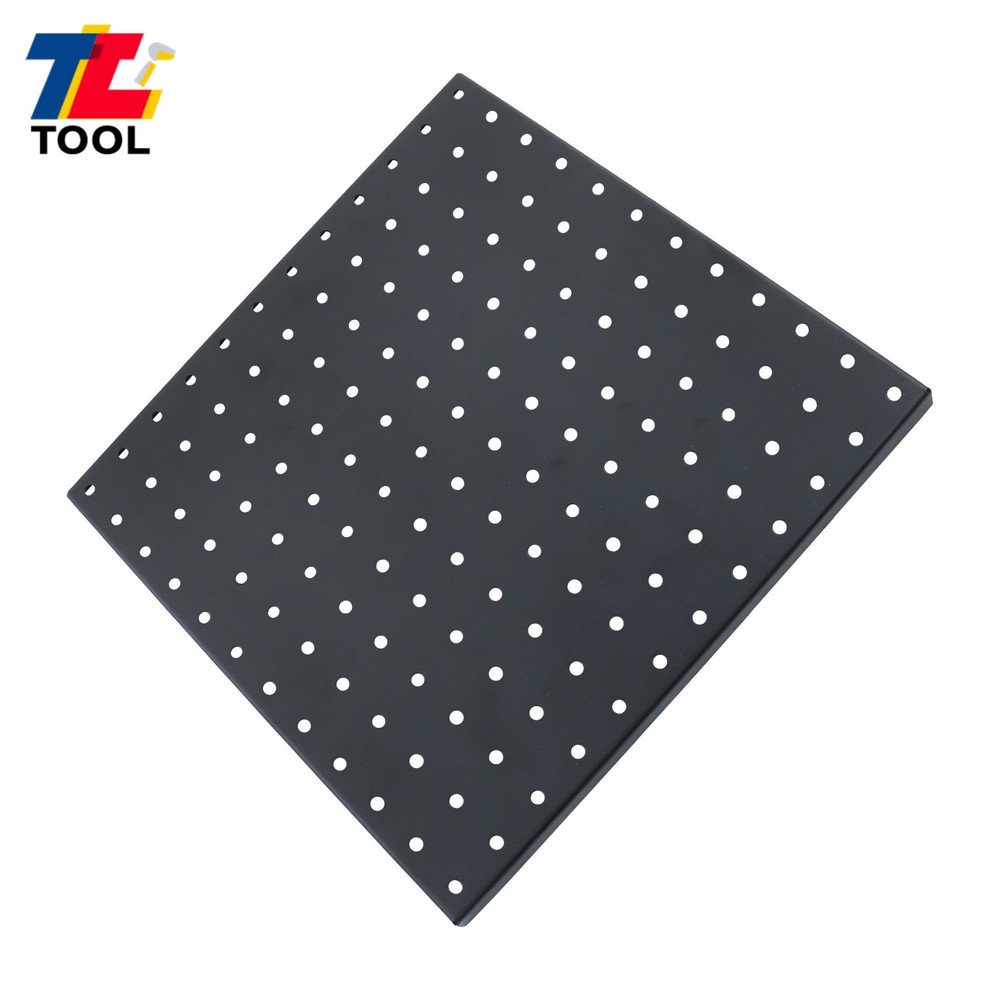 4 Pcs Black Metal Pegboards Peg Boards Wall Organizer Panel Storage Hanger Tool