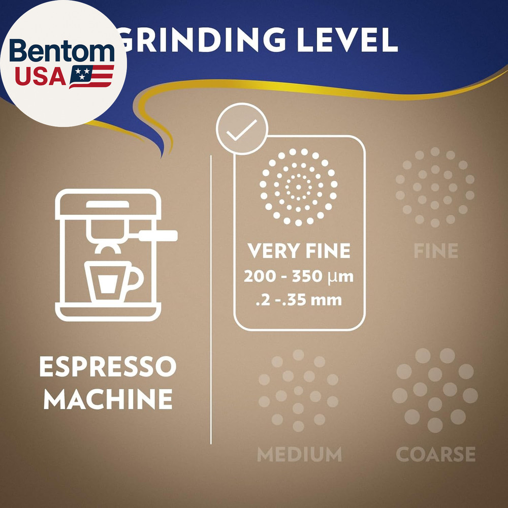 Super Crema Whole Bean Coffee, Medium Espresso Roast, Arabica and Robusta Blend,