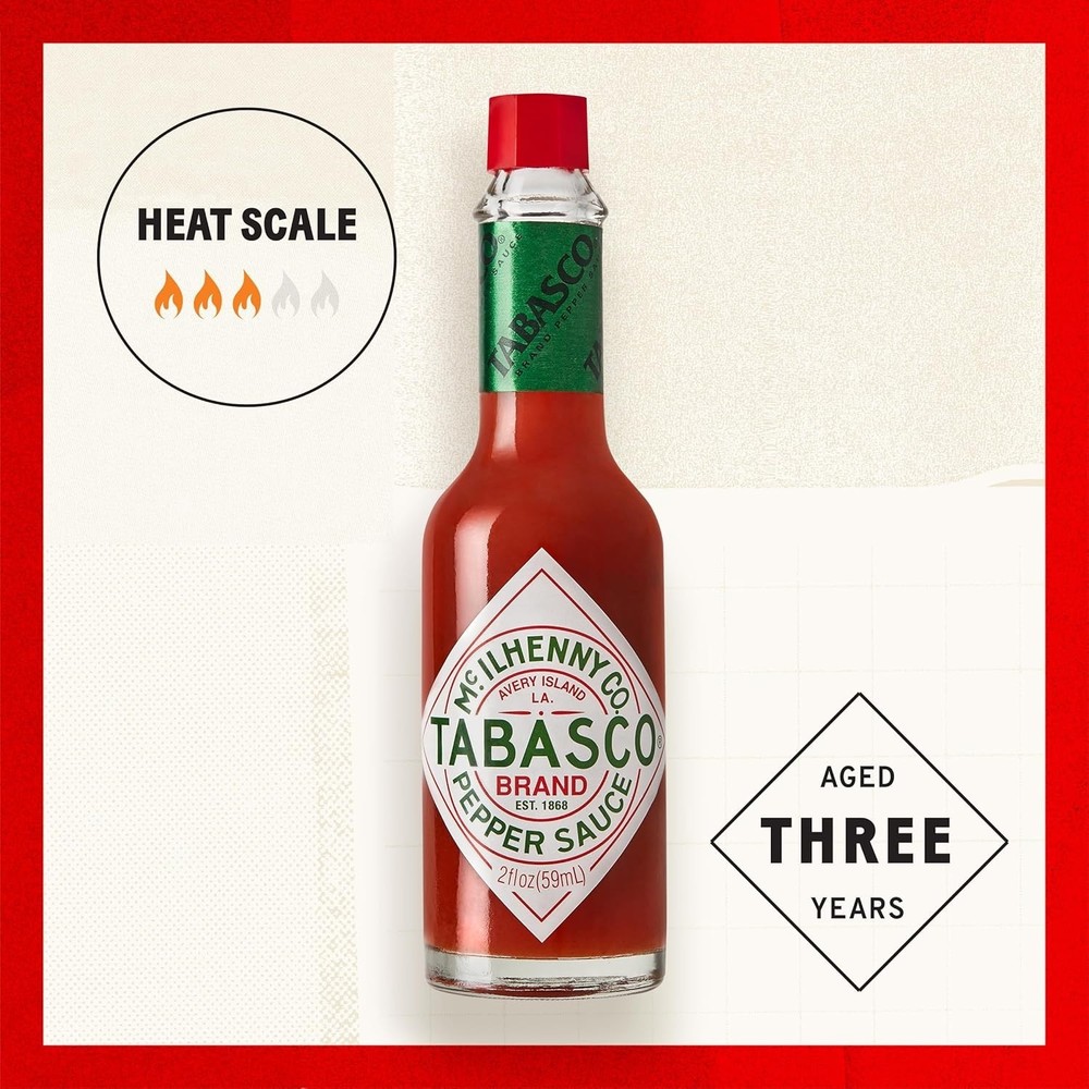 Authentic 1868 Red Pepper Sauce, 2 Fl Oz - & Kosher Delight