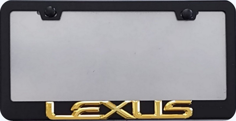 LEXUS 3D Chrome Script Stainless Steel Frame