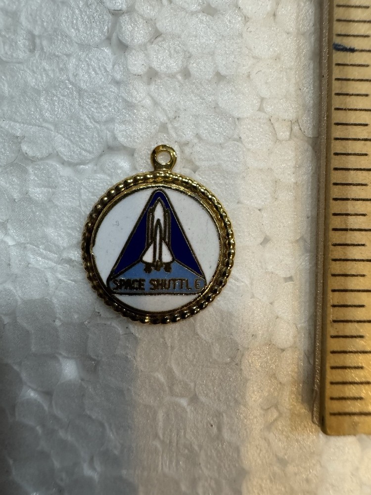 Vintage NASA Space Shuttle Necklace Pendant
