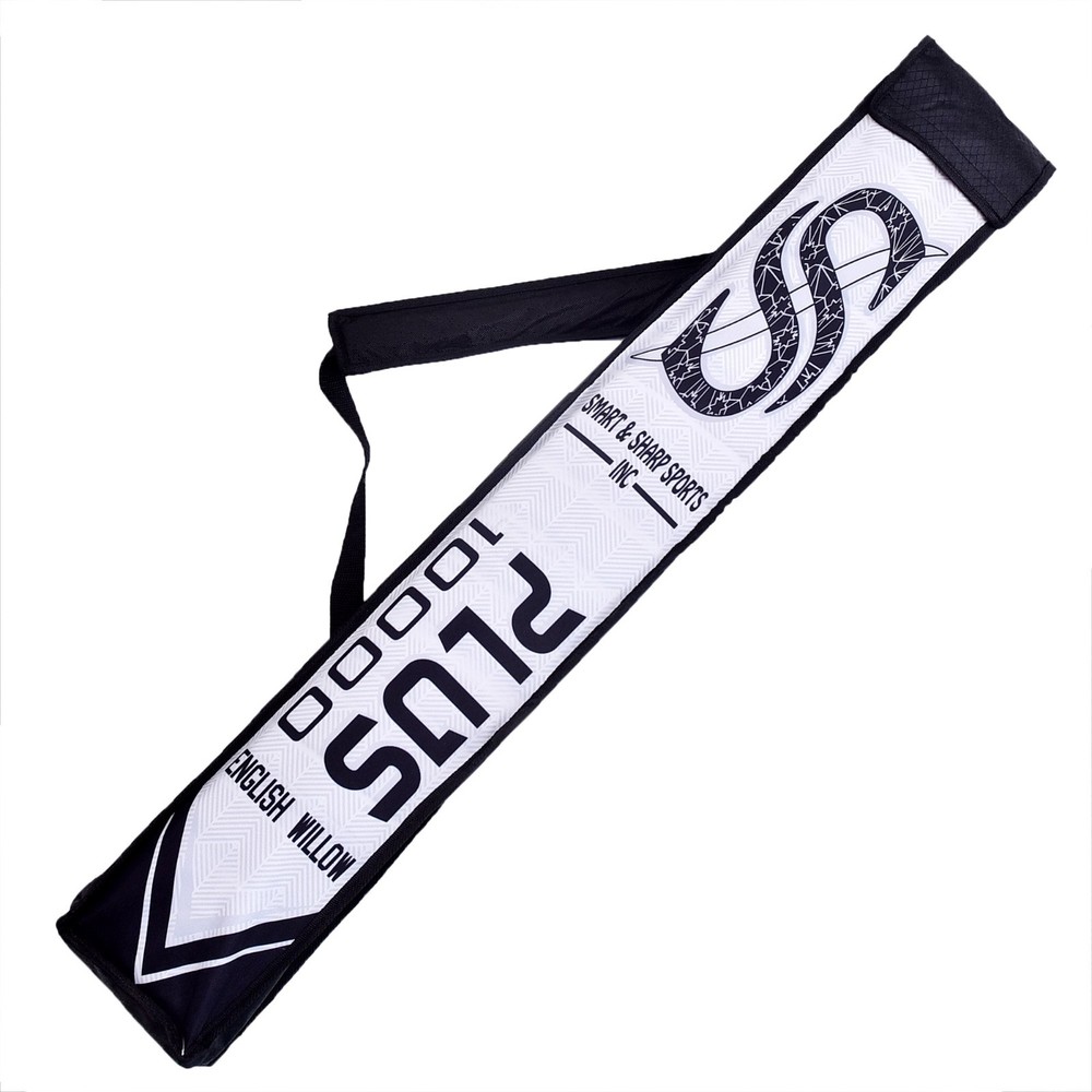 Smart & Sharp Plus 10,000 Cricket Bat, English Willow, Full Size, Black Handle w