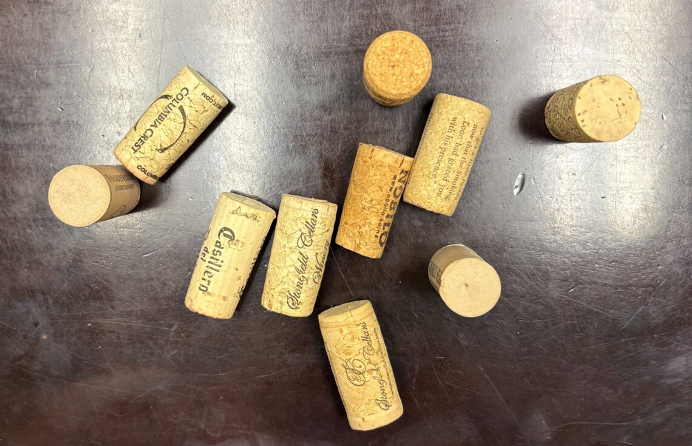 Wine Corks Both Red and White
