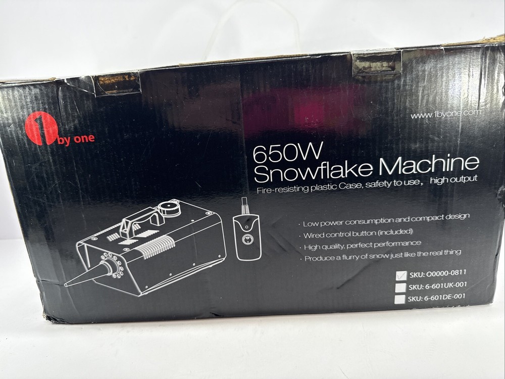1 By One ✨650W Snowflake Machine✨