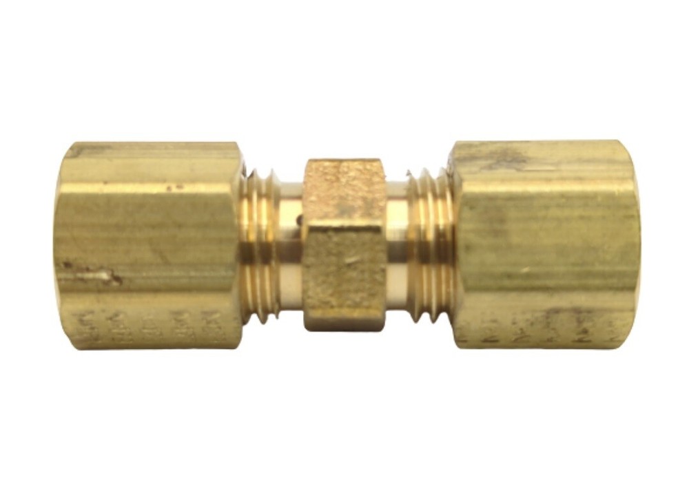 Midland Metal 18-064 18064 Marine 1/4” Brass Fitting Compression Union