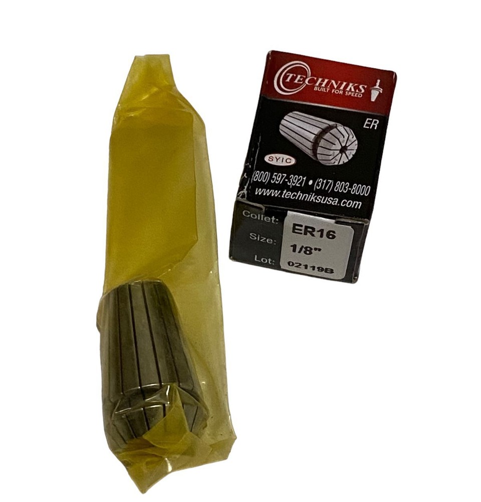 TECHNIKS  ER16 Size 1/8" Spring Collet - New