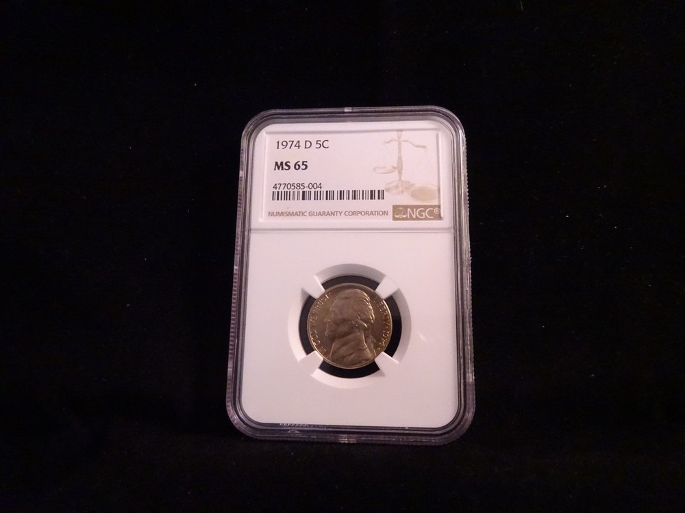 1974-D Jefferson Nickel NGC MS65