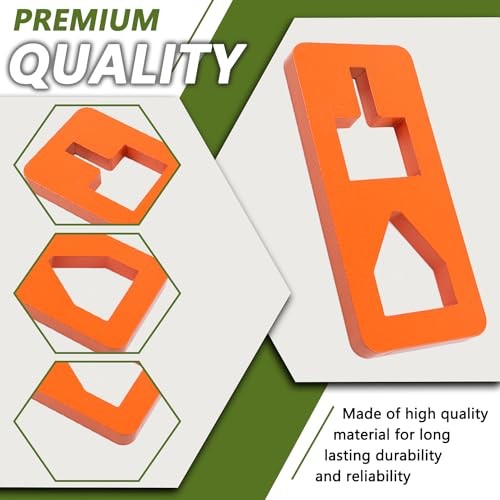 T Post Puller Plate Heavy-Duty Steel Quick Remove T-Posts from Square Orange