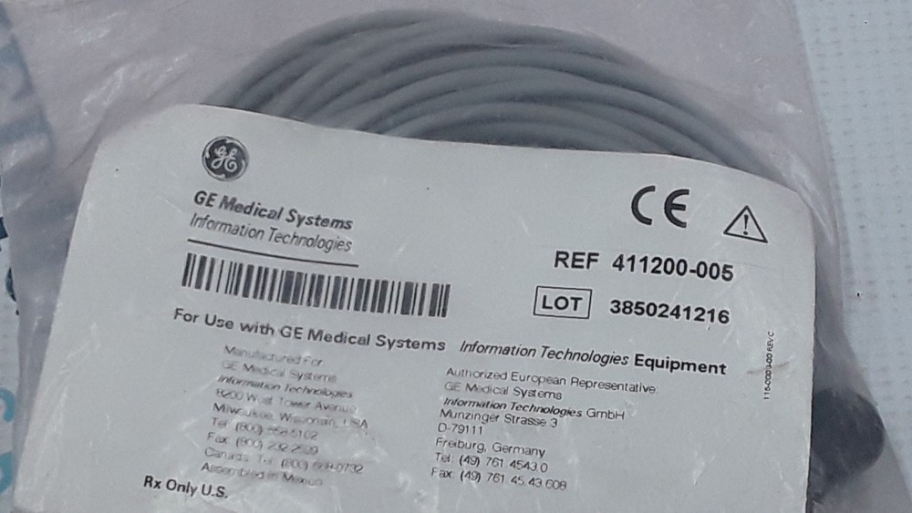 GE 5 Snap Leadwire REF 411200-005